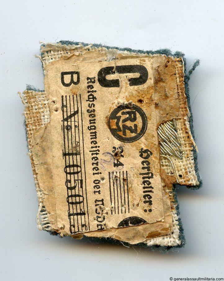 SS police runes - C Tag RZM 212