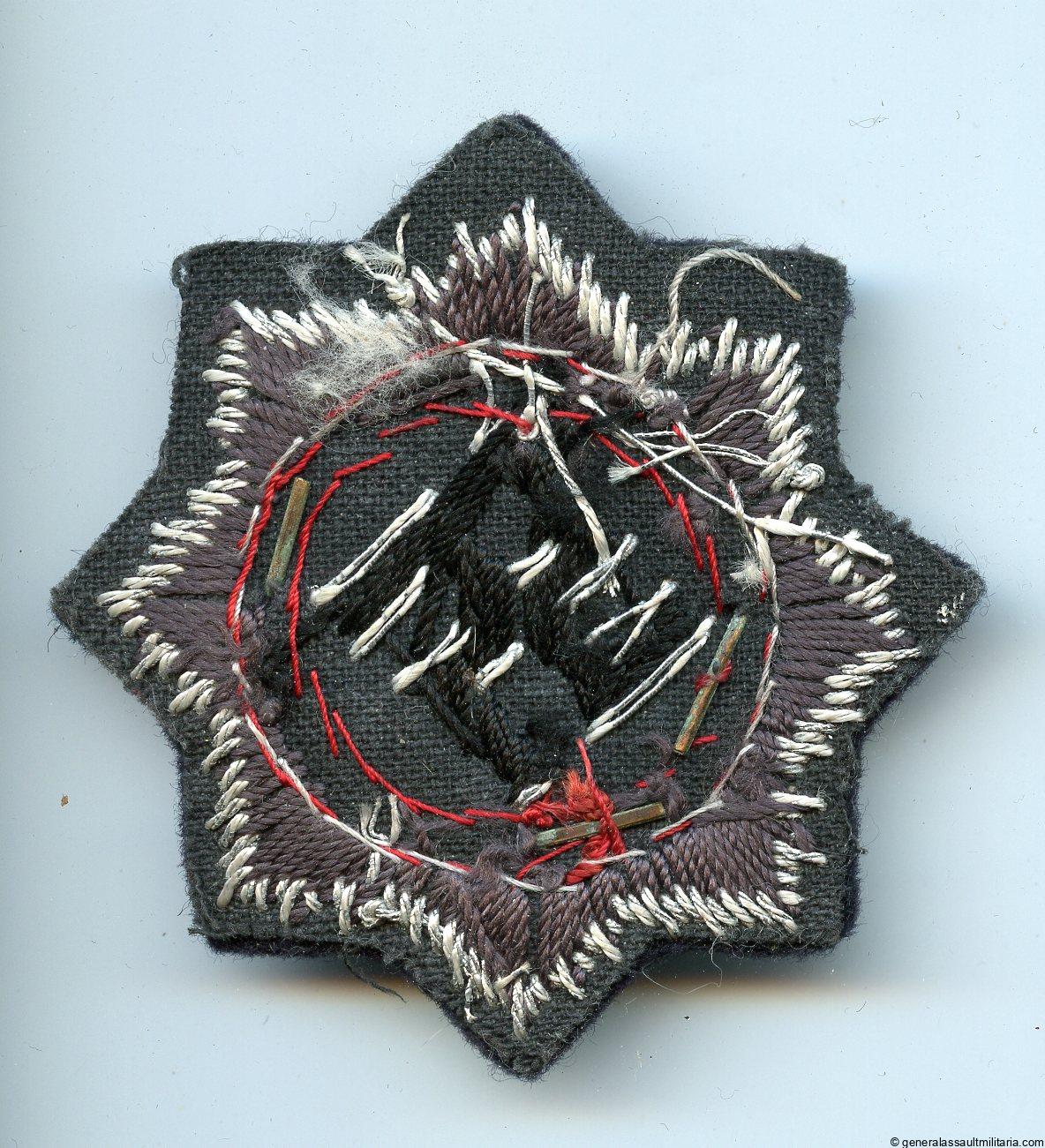 German cross in gold on Kriegsmarine cloth