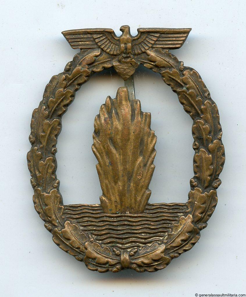 Kriegsmarine minesweeper badge - Beco marked!