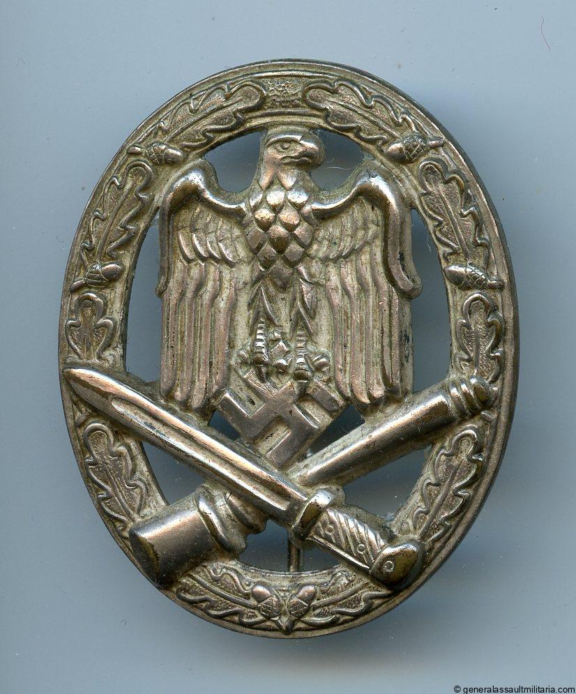 General assault badge - Otto Schickle, Pforzheim.