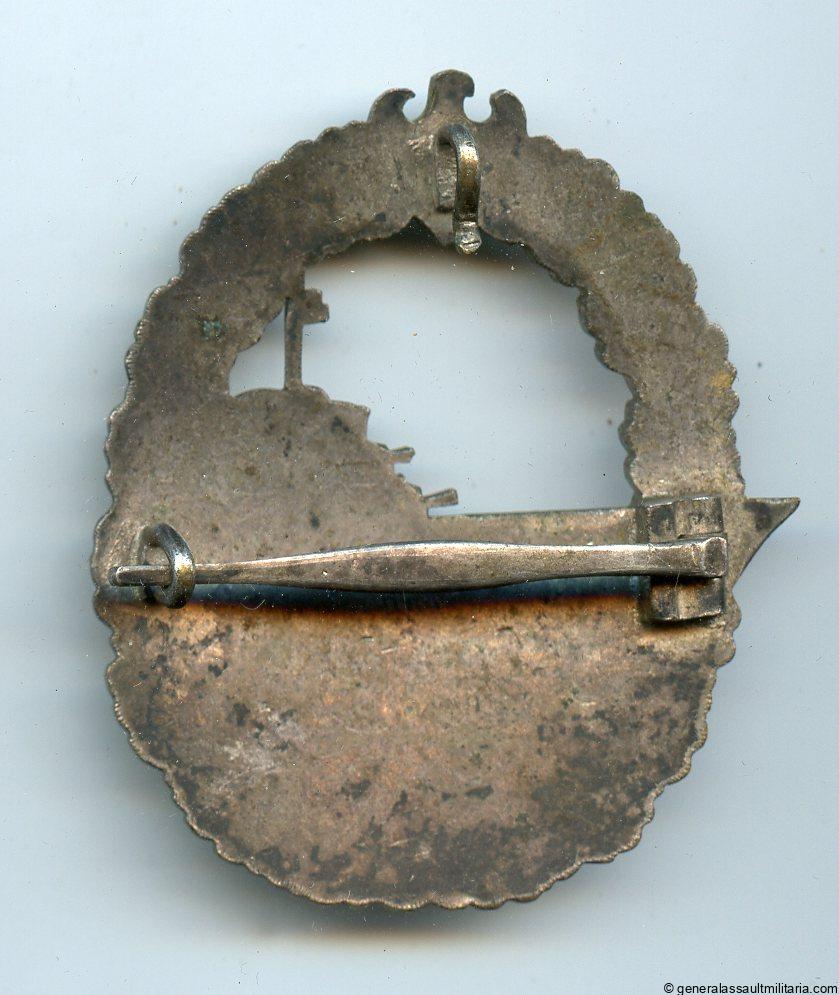 Kriegsmarine destroyer badge - Otto Schickle, Pforzheim.