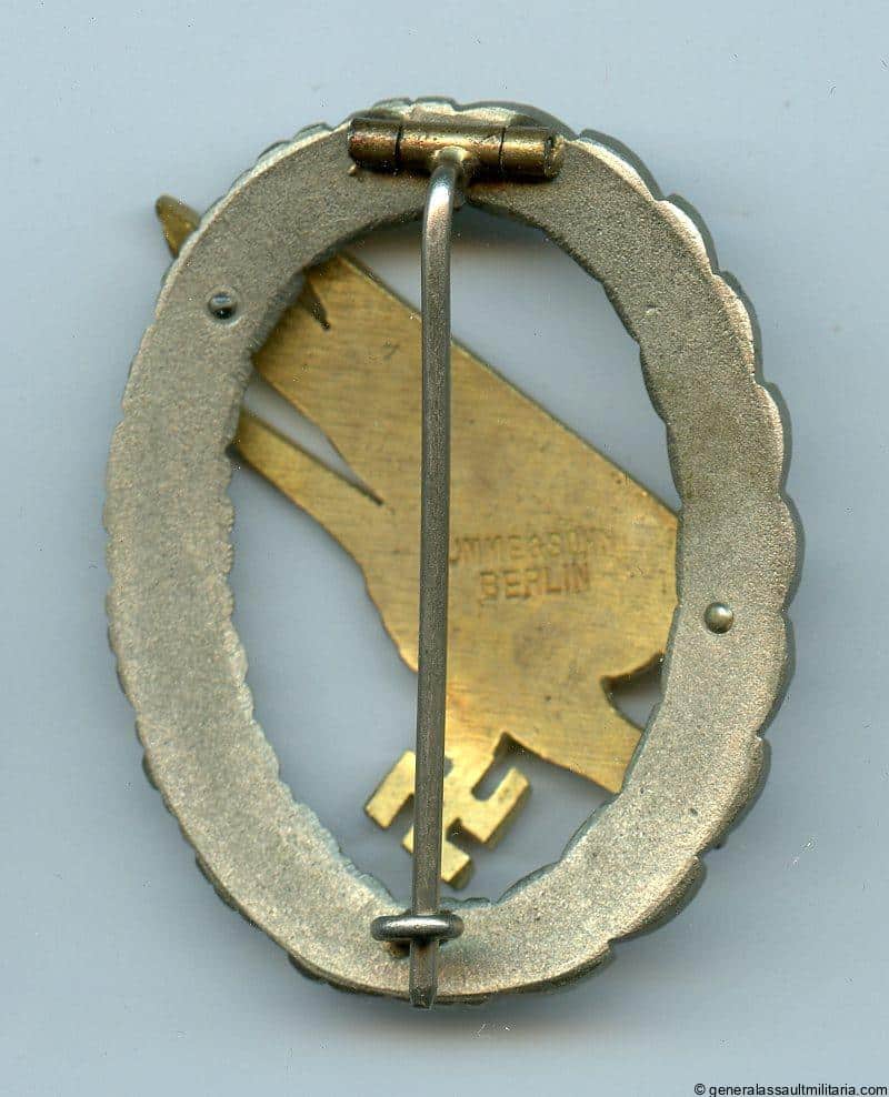 Luftwaffe paratrooper badge – IMME & Sohn, Berlin