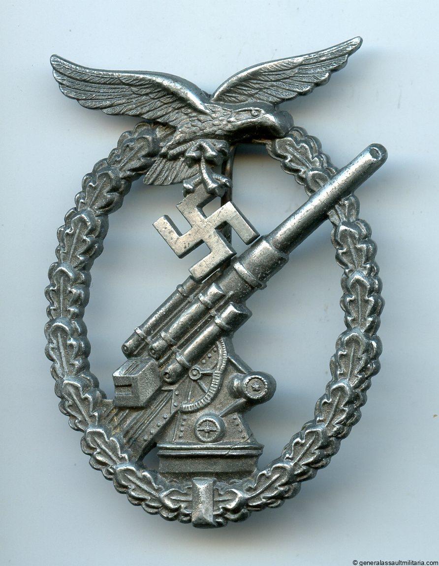 Luftwaffe Flak badge - Gebrüder Wegerhoff, lüdenscheid