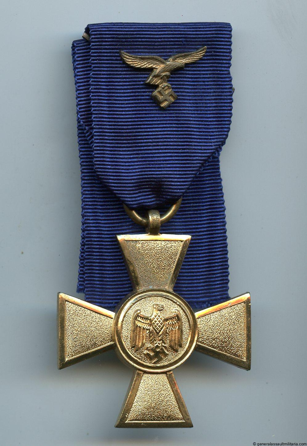 Luftwaffe 25 year loyal service medal
