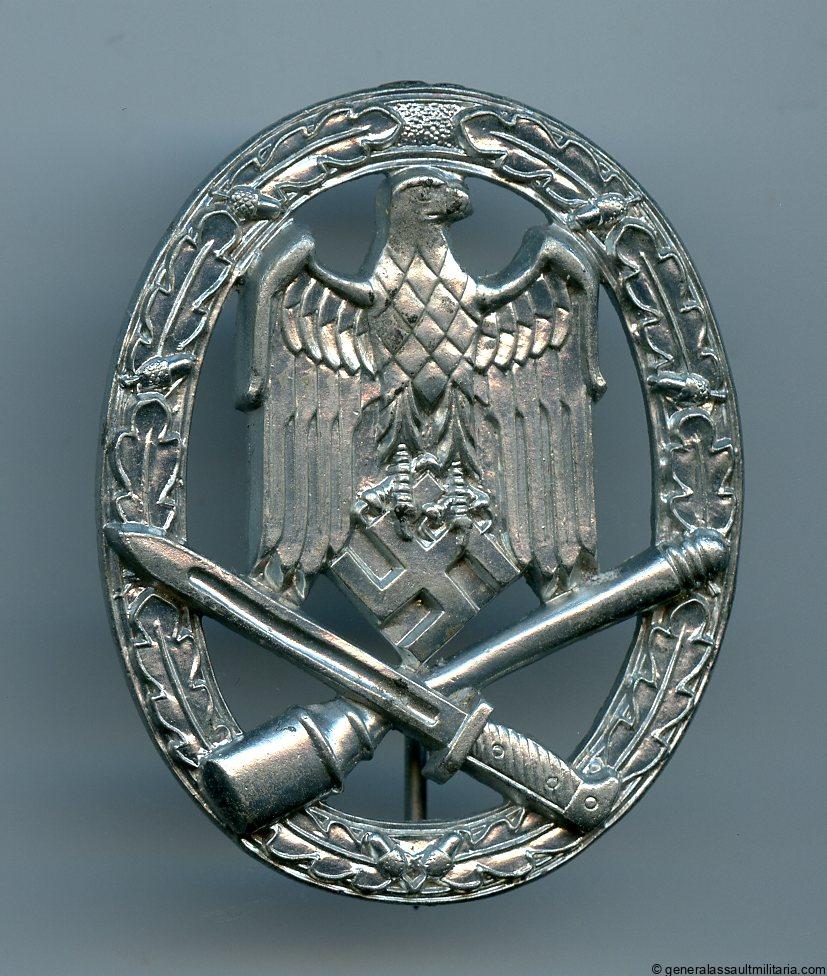 General assault badge – Wilhelm Deumer, Lüdenscheid