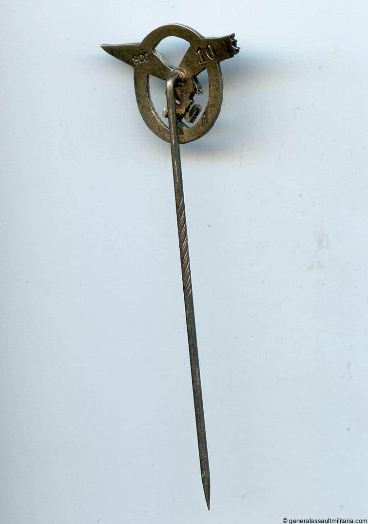 6mm Luftwaffe pilot badge miniature