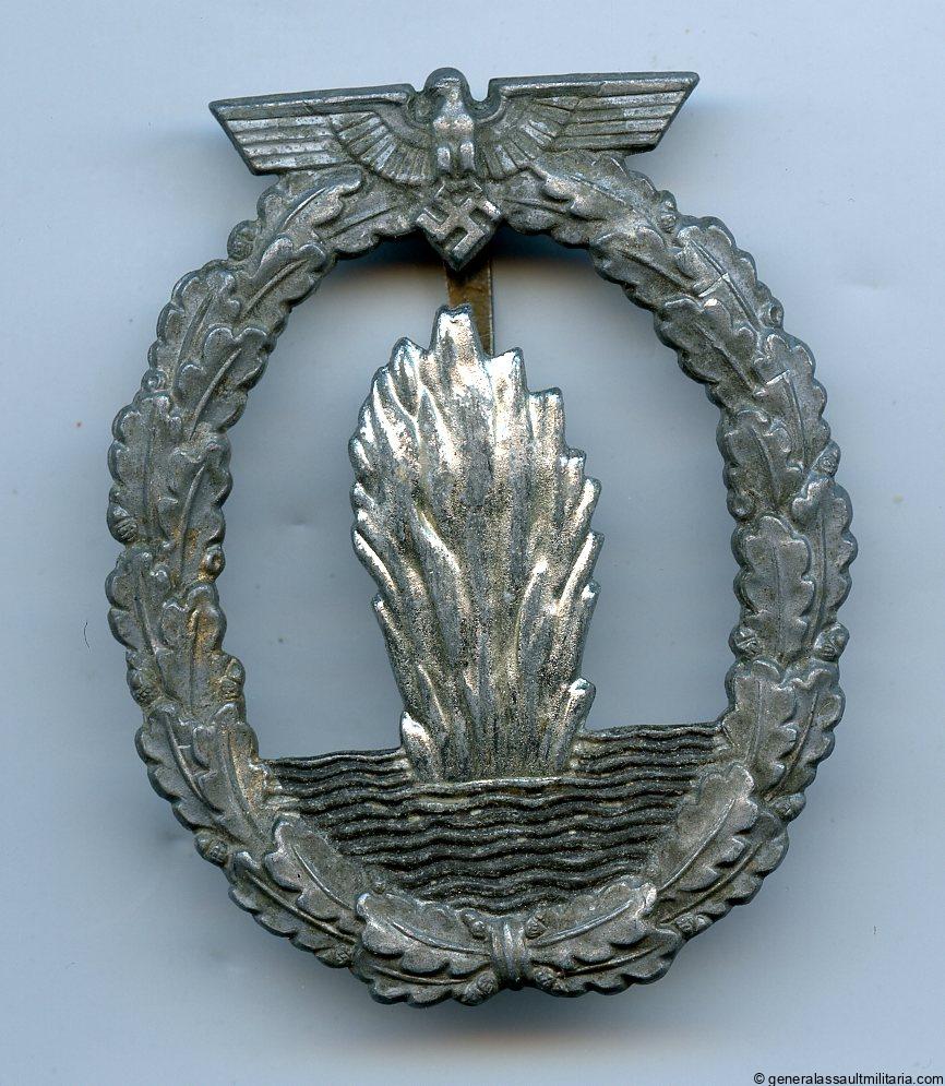 Kriegsmarine minesweeper badge - Steinhauer & Lück, Lüdenscheid