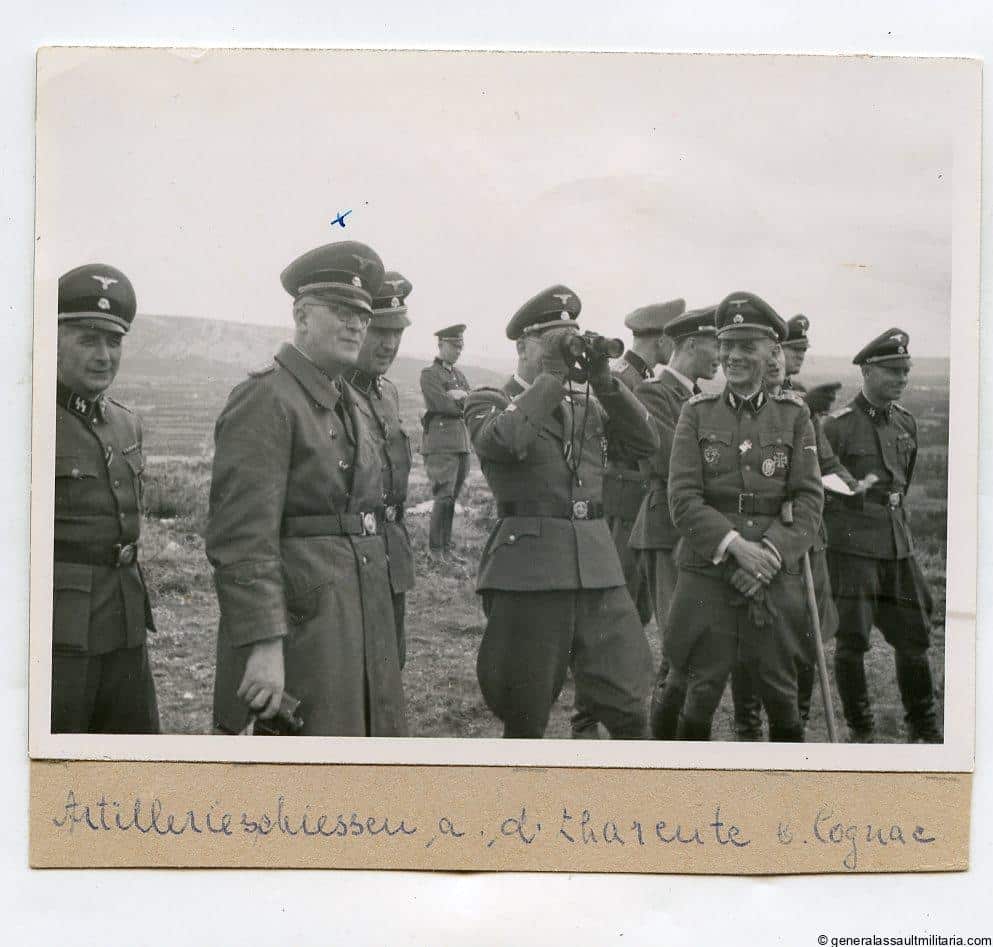 12x9cm photo with Lothar Debes, Karl Oberg and Hans Sanders