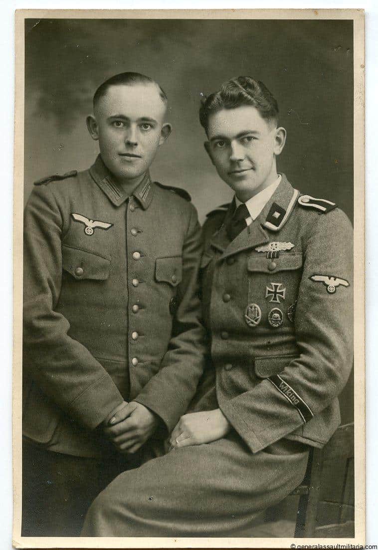 Waffen SS Wiking portrait CCC in silver