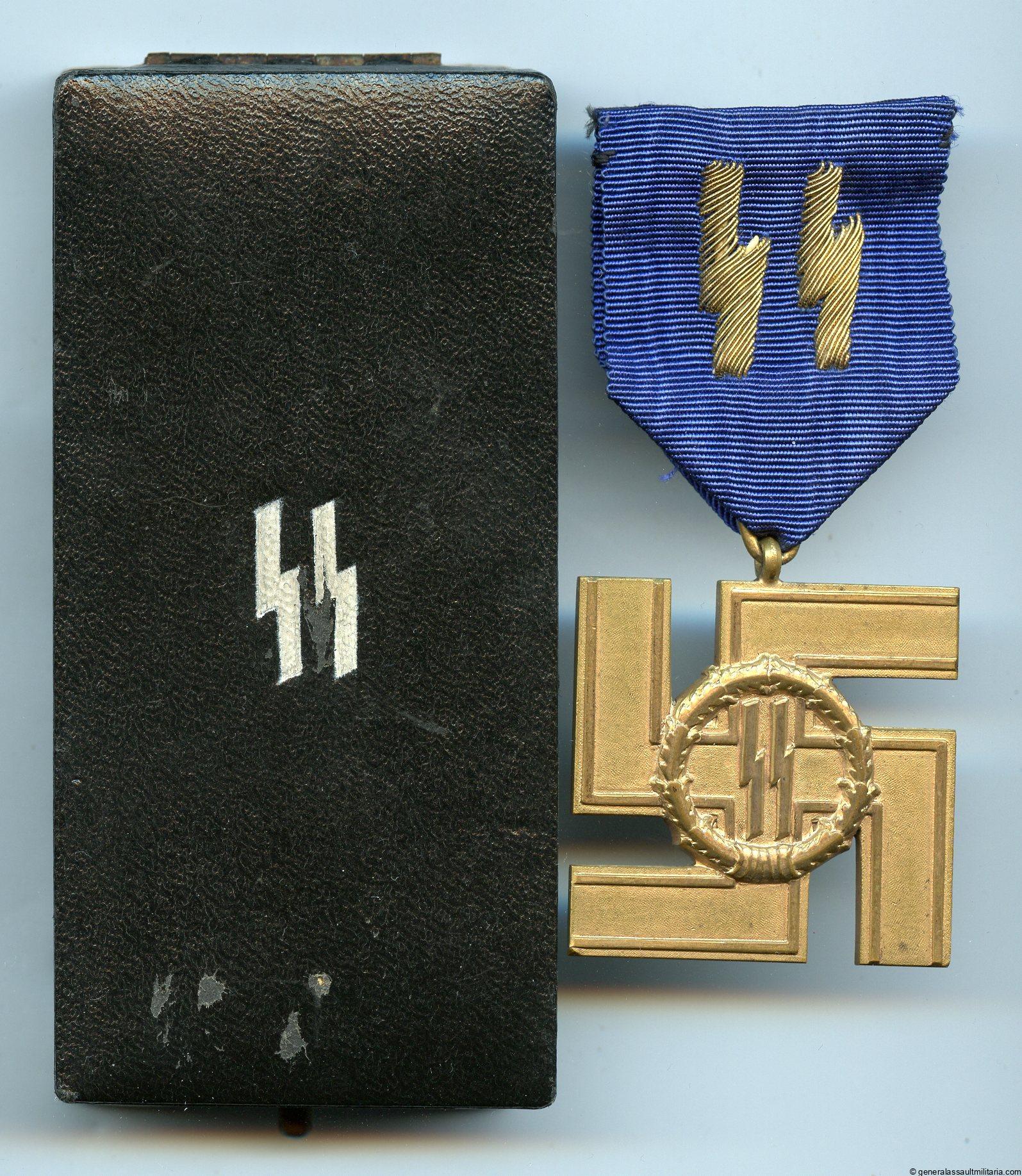 SS 25 year loyal service medal