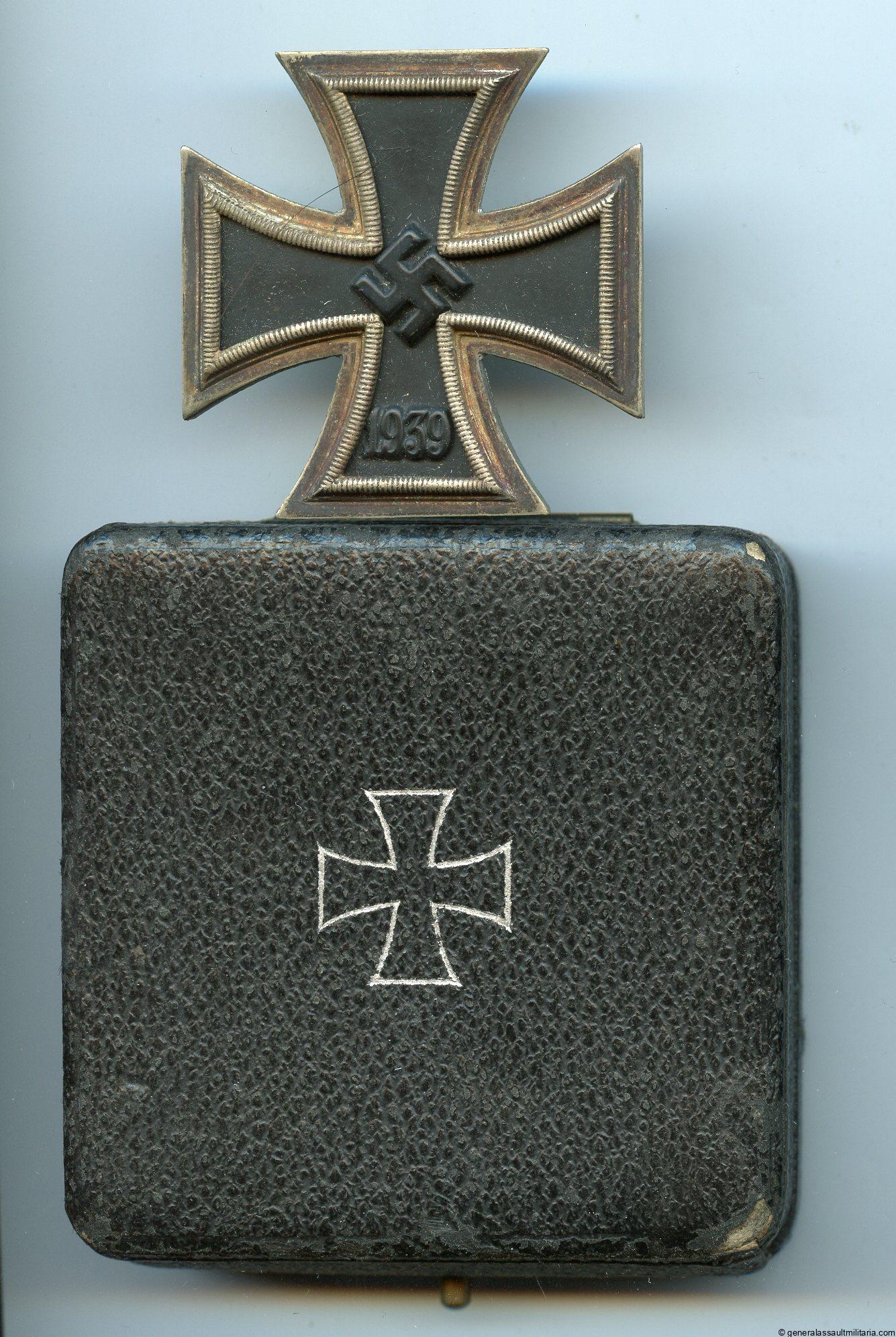 Iron cross 1st class cased – MMM7 Paul Meybauer, Berlin