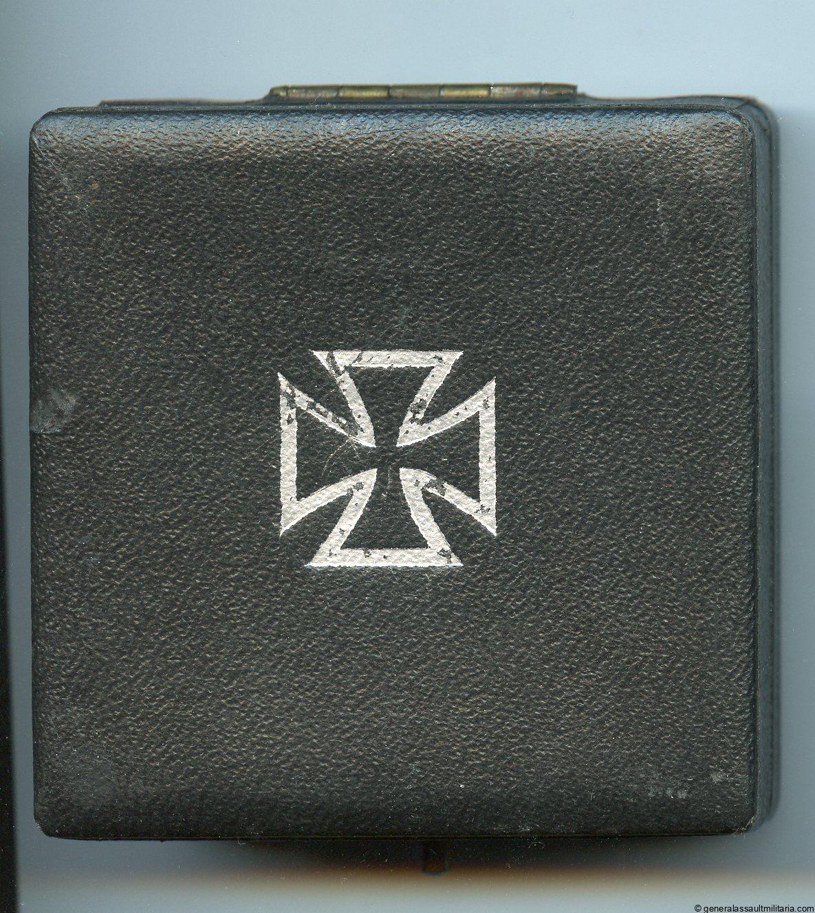Early Iron cross 1st class case