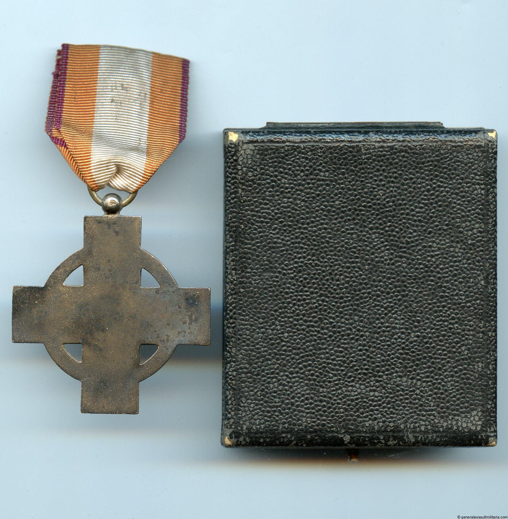 Fire police medal 2nd class cased
