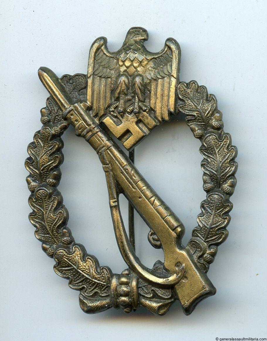 Infantry assault badge in bronze – Rudolf Karneth, Gablonz