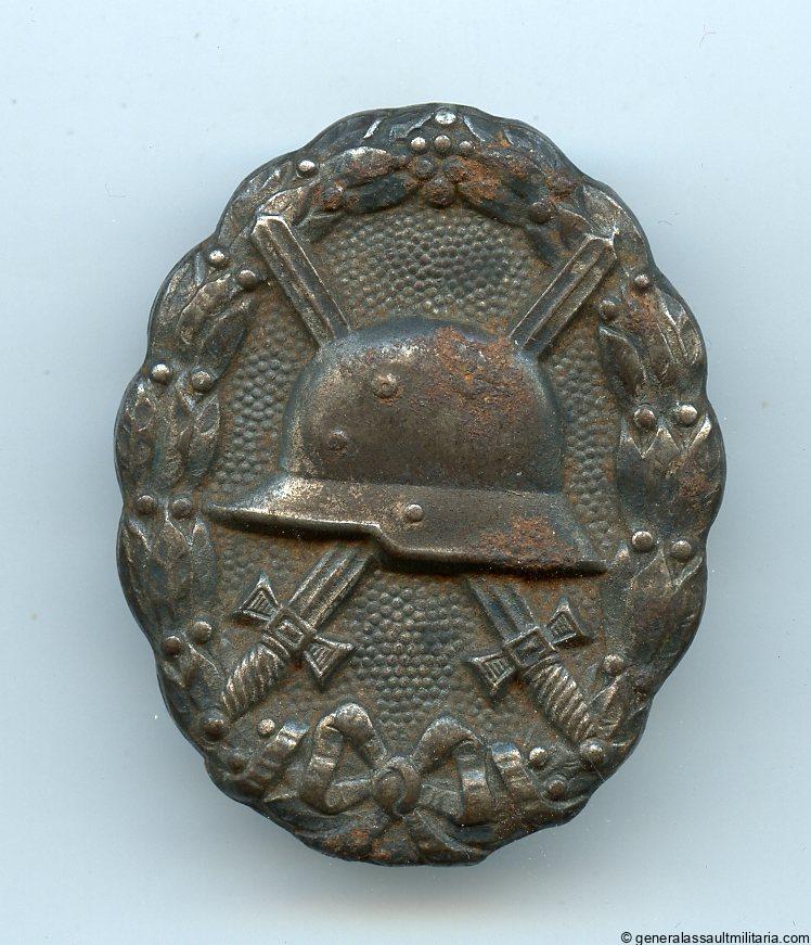 Wound badge in black 1918 - Godet design