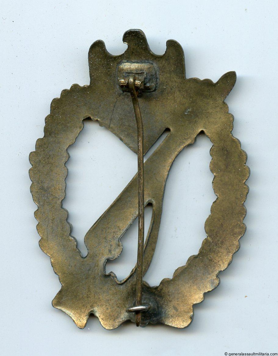 Infantry assault badge in bronze – Rudolf Karneth, Gablonz