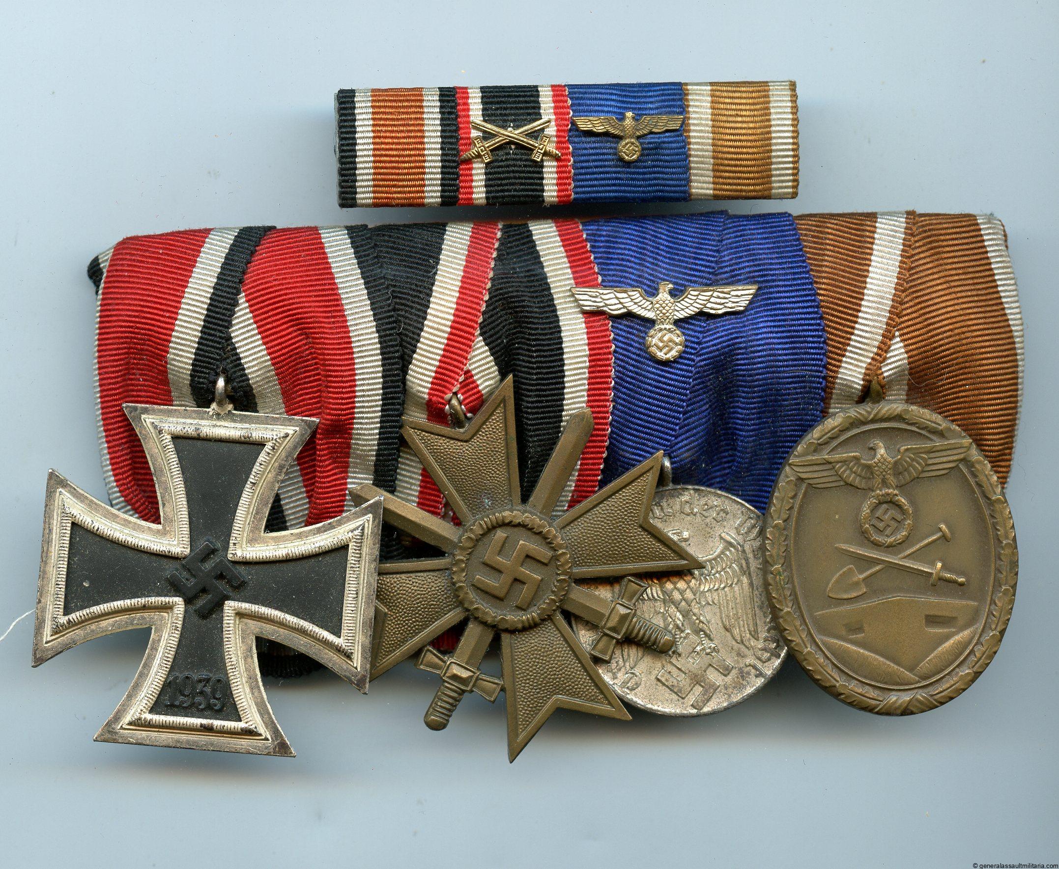 4 piece medal bar