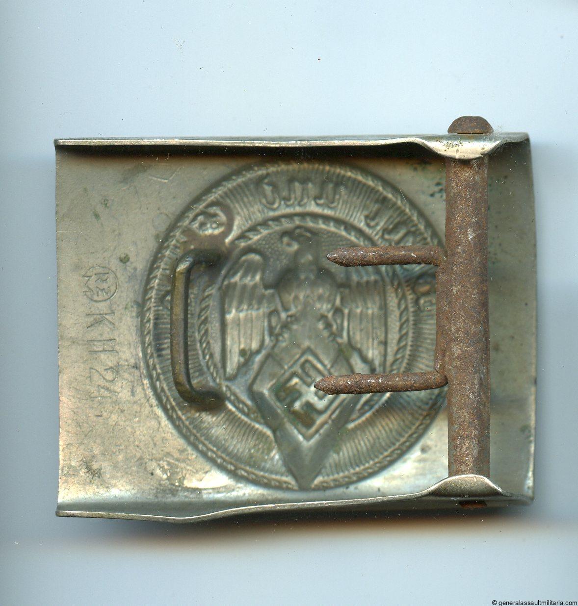 Hitler youth buckle - RZM KH 24