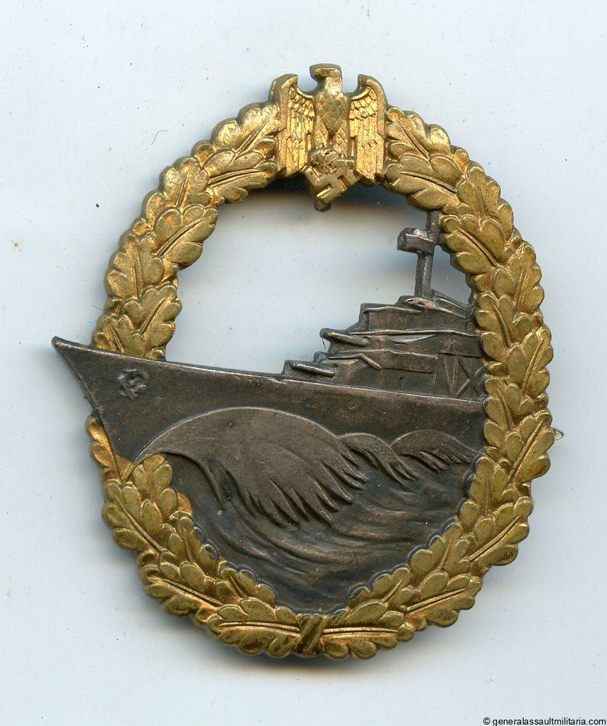 Kriegsmarine Destroyer badge – Schwerin, Berlin